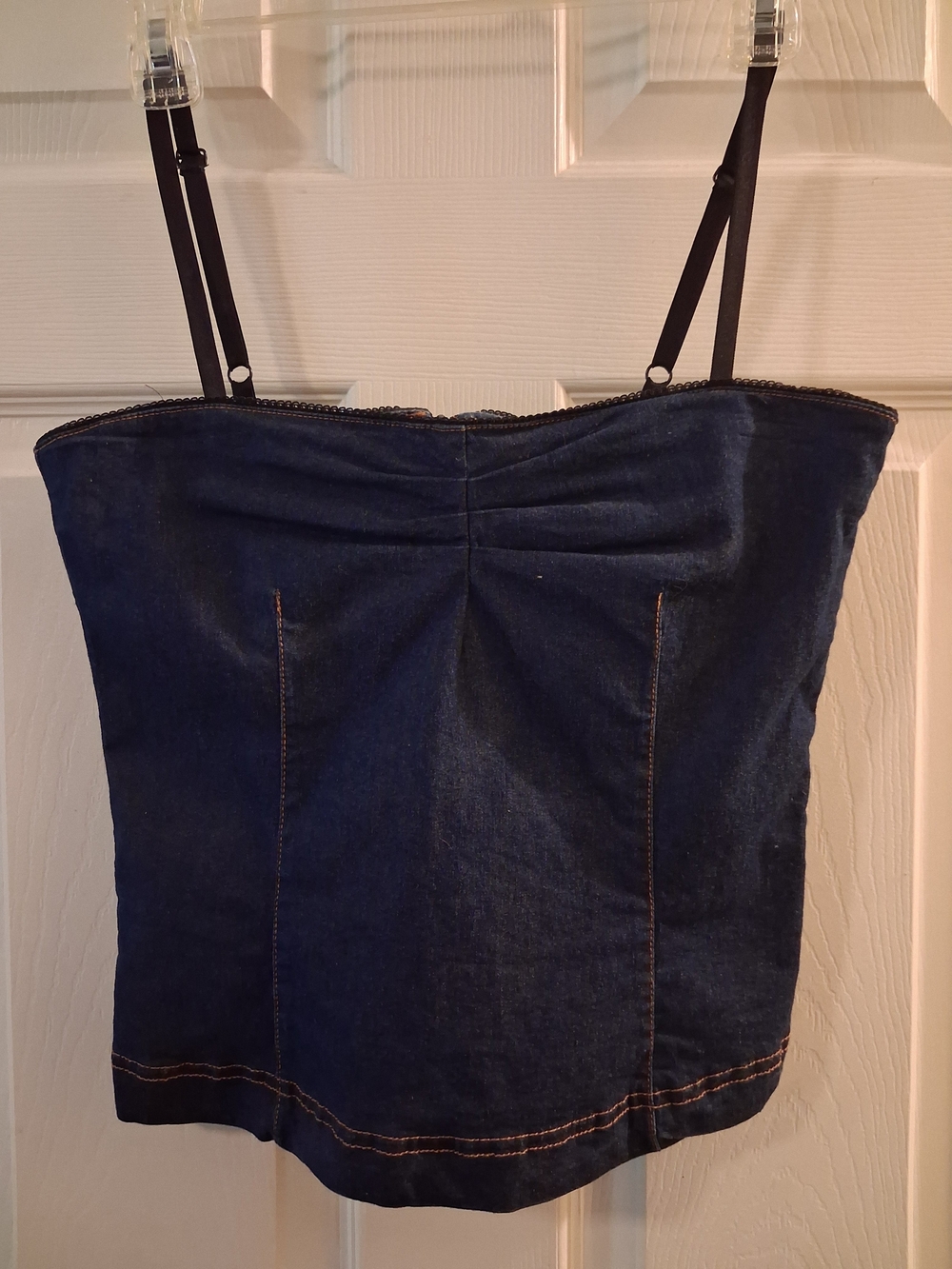 Vintage Y2K D&G Dolce & Gabbana Ittierre Denim Corset/Bustier